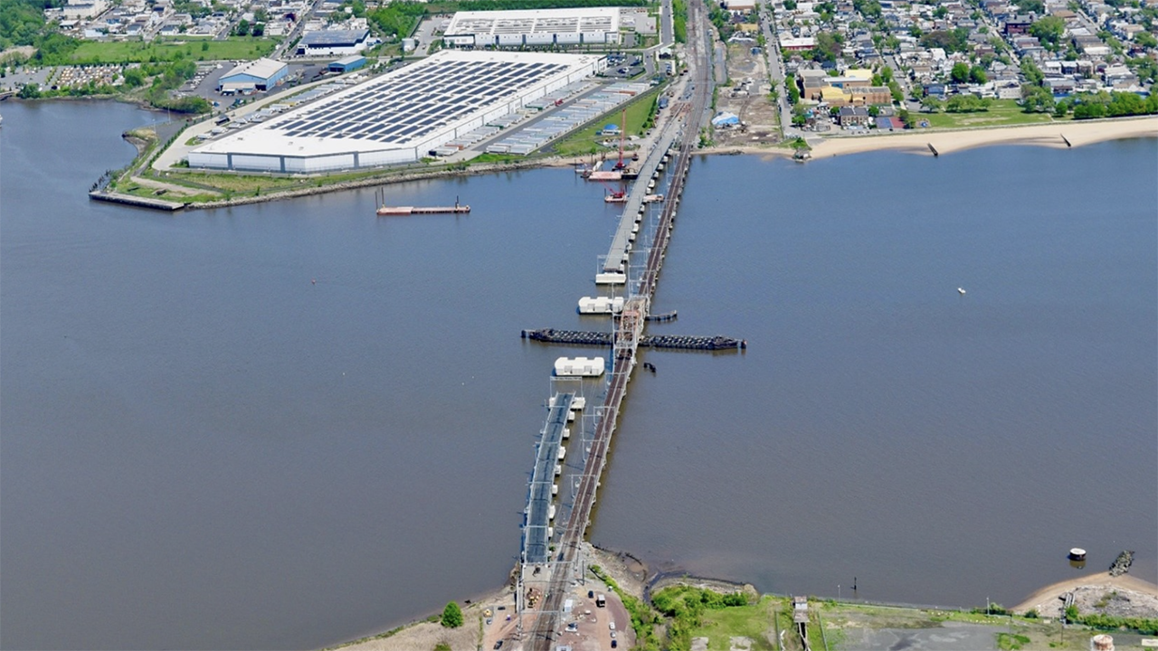 “The NJ TRANSIT Board of Directors today advanced the construction of the new Raritan River Bridge on the North Jersey Coast Line (NJCL) by awarding the second construction contract, which encompasses the lift portion of the bridge,” NJT reported via social media on Dec. 11. (NJT Photograph)